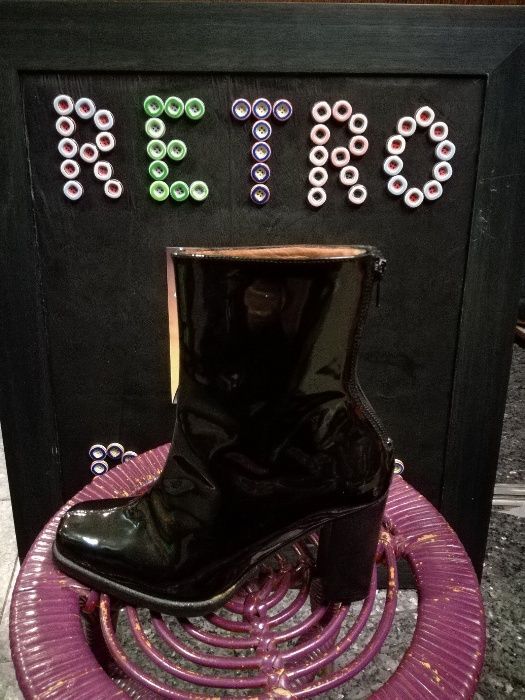 Botas pretas pele El Dantès originais tam 35/36 NOVAS