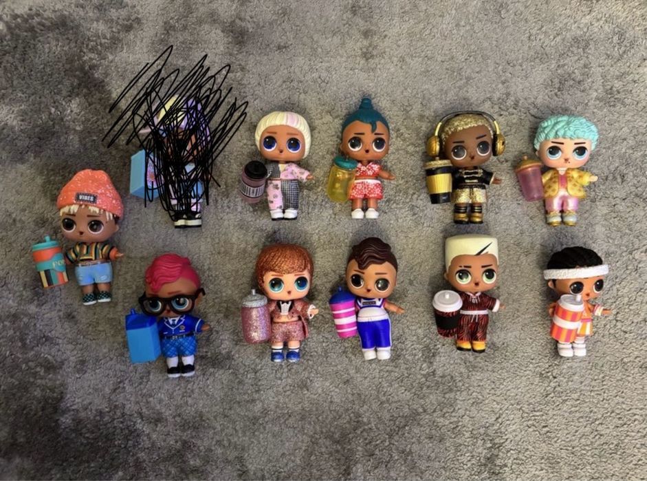 LOL surprise boys chłopcy 10 sztuk oryginalne chłopiec lalka zestaw