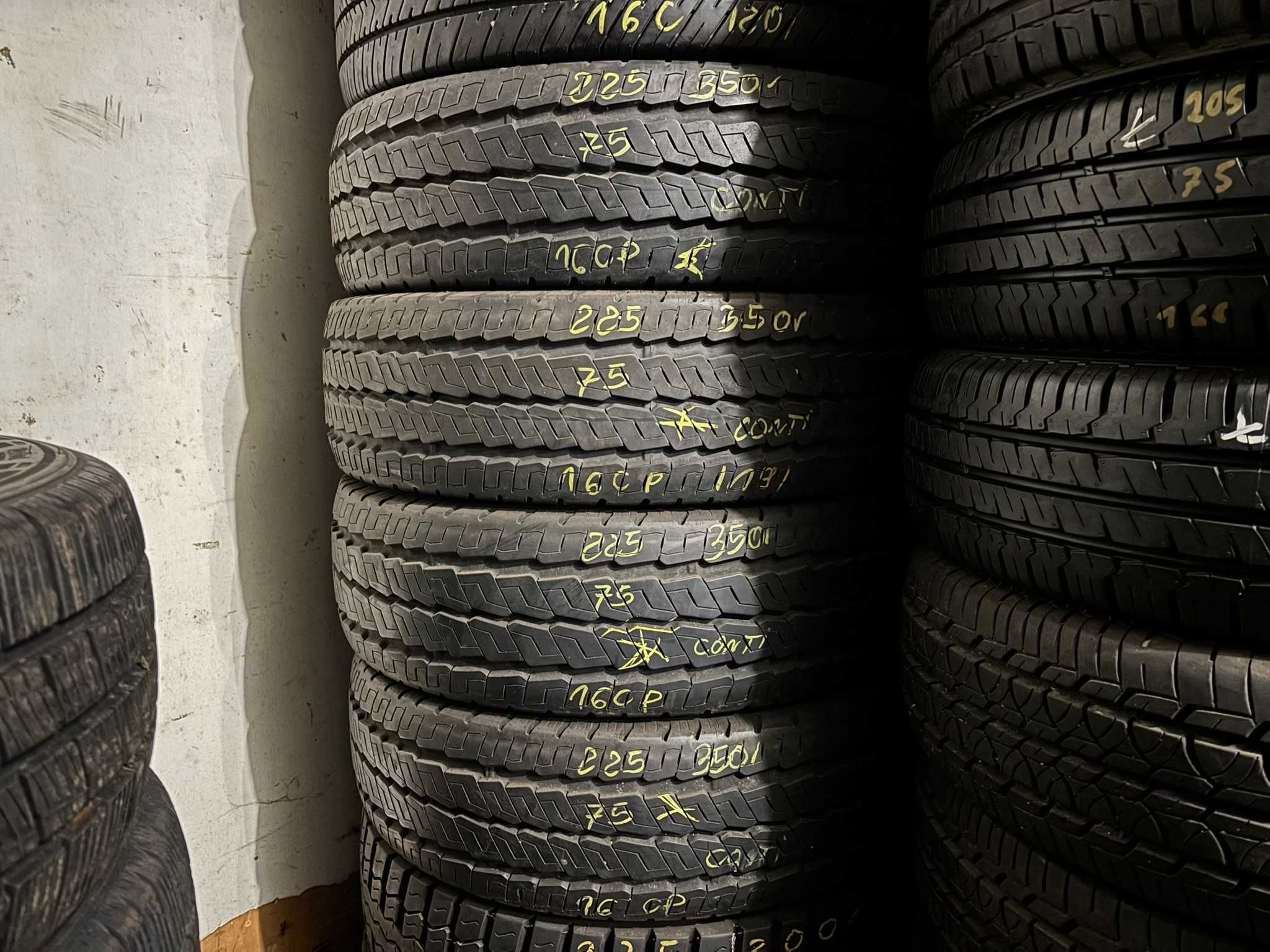 4X OPONY BUS 225/75R16C CP 116R Continental VancoCamper 9.5MM 2018R