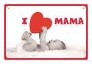 Tabliczka "I Love Mama", Cool Signs, Kukartka (Nowa)