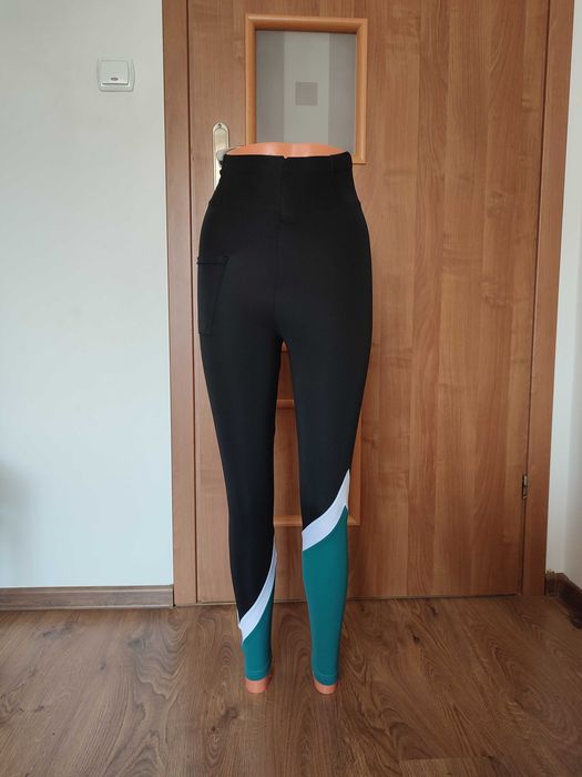 Legginsy czarne elastyczne rozmiar S
