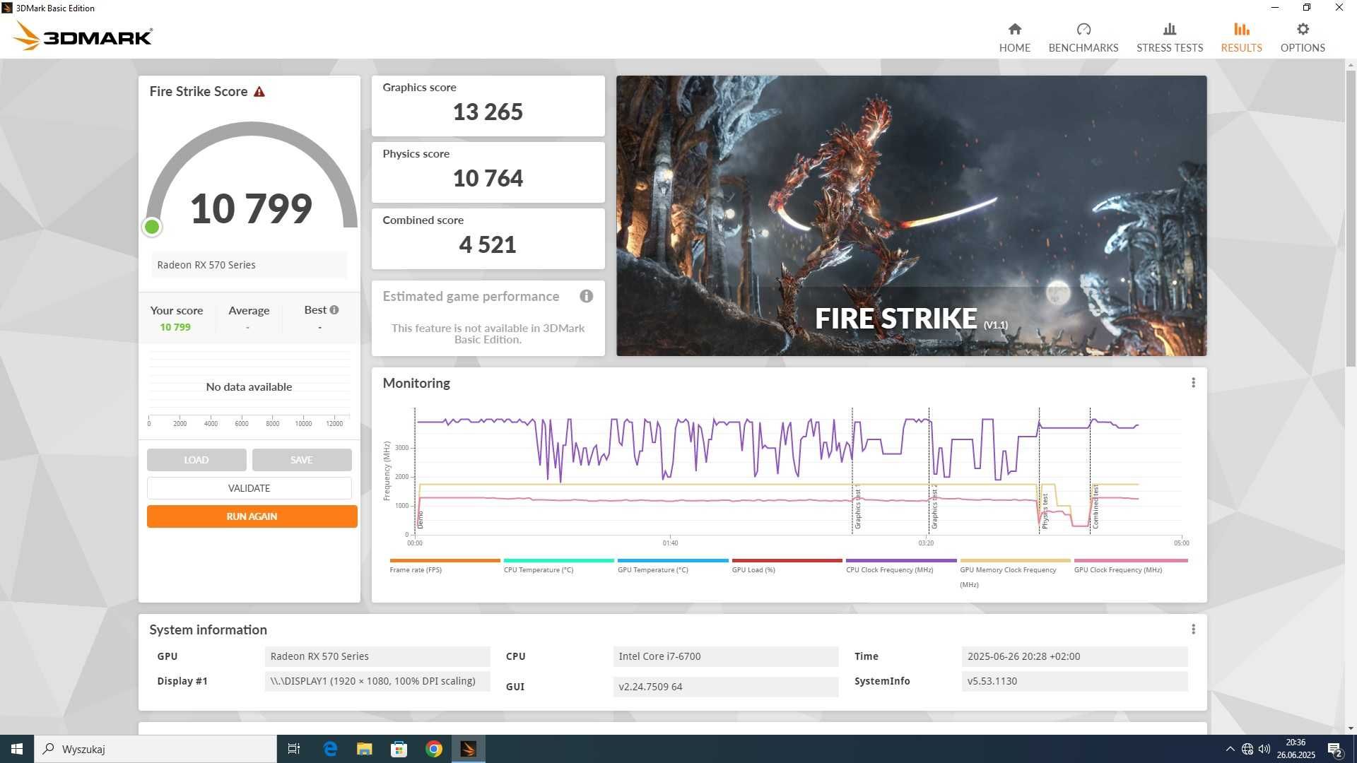 Zestaw do gier Intel i7-6700, 16GB DDR4 RX570 4GB 256SSD Monitor DELL