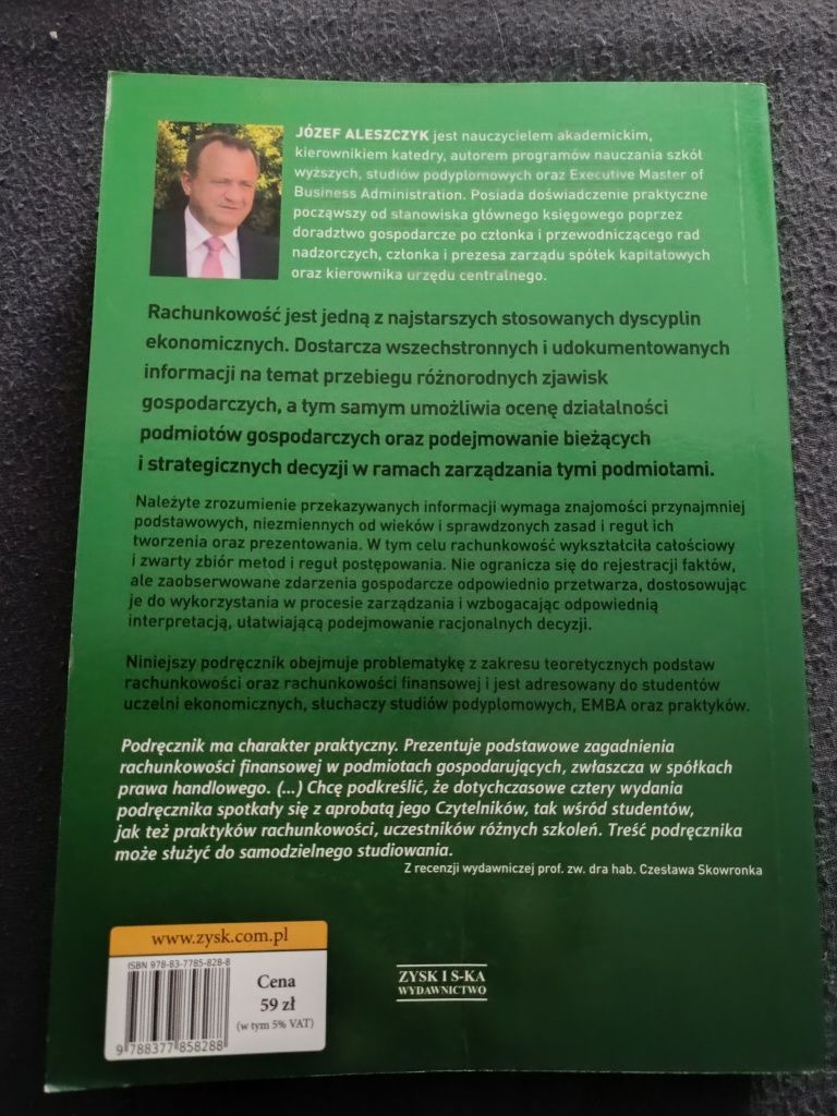 Rachunkowość finansowa od podstaw Józef Aleszczyk