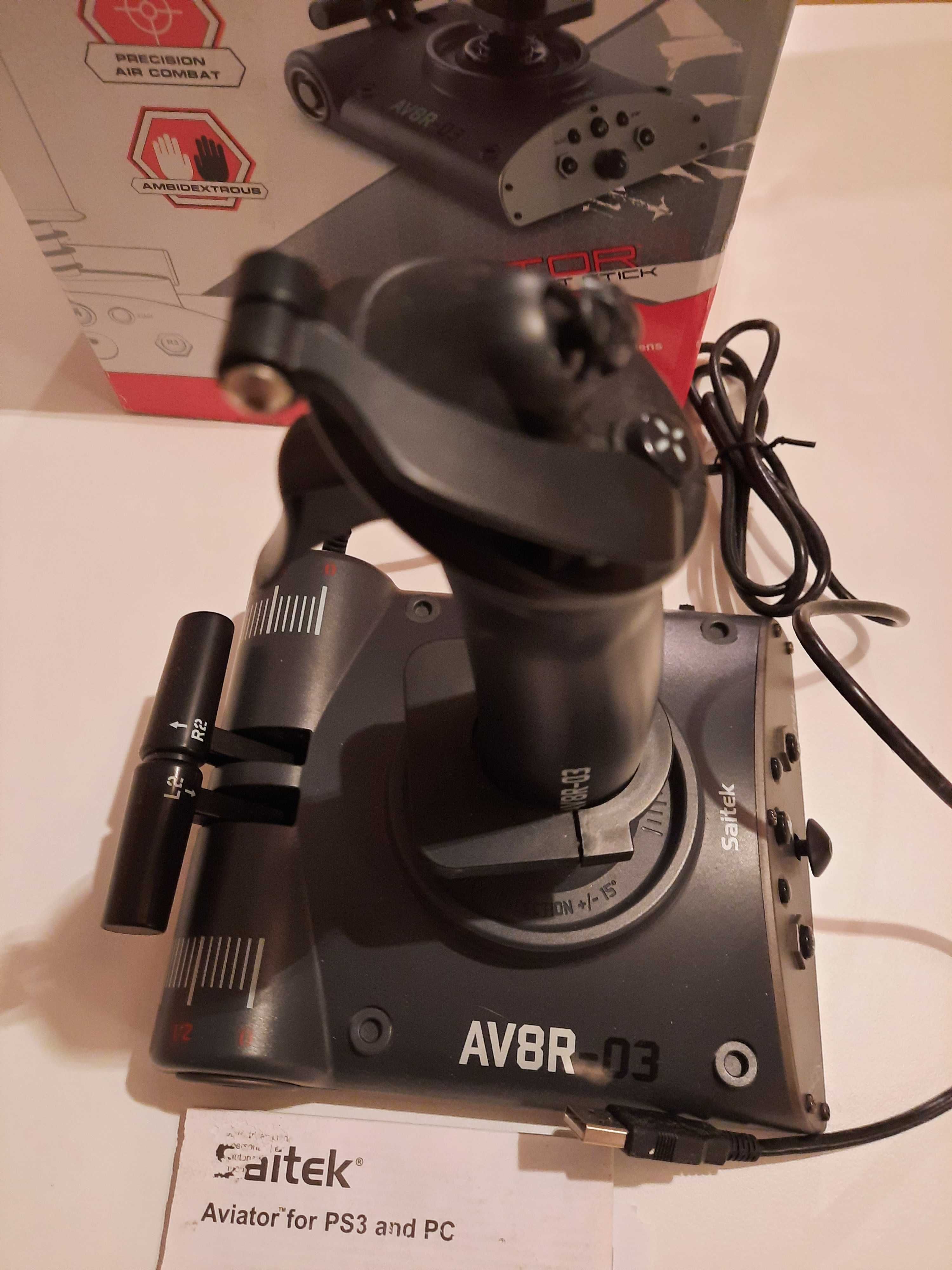 Joystick Saitek AV8R-03 SN- PS40 Aviator Flight Key