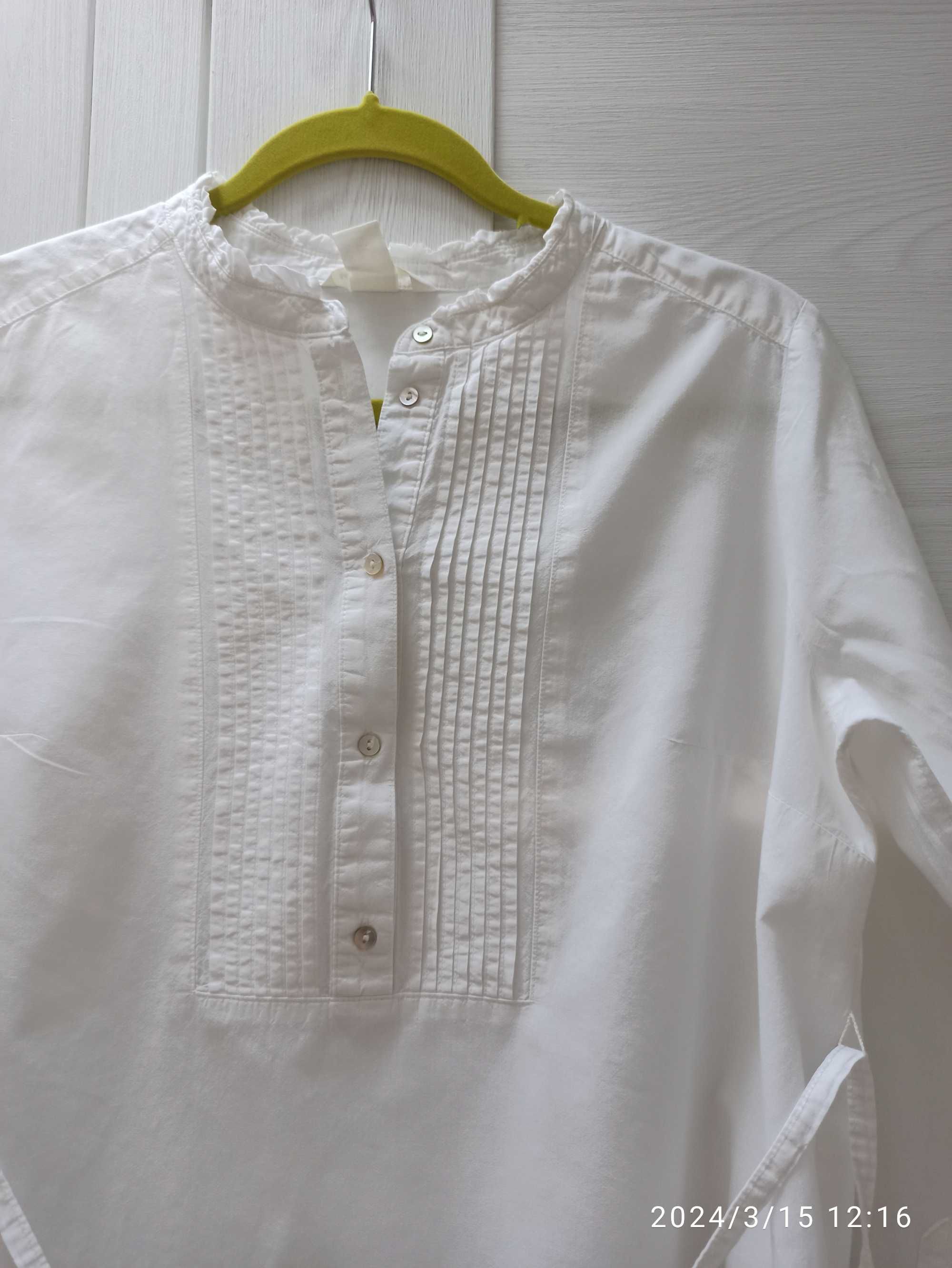Koszula bluzka ciążowa rozmiar 42 elegancka biała