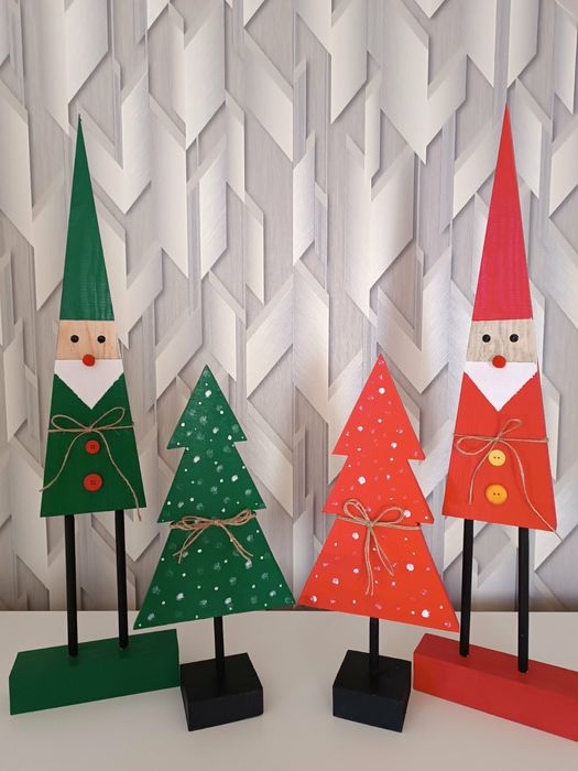 Різдвяний декор з дерева