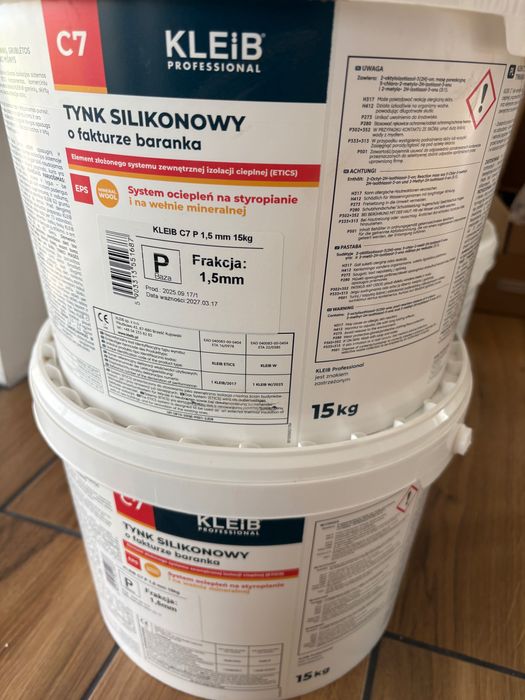 Tynk silikonowy 3- 4 wiadra