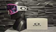 Gogle Oakley CUSTOM Fall Line L White PRIZM Iced Iridium S2 OTG pink