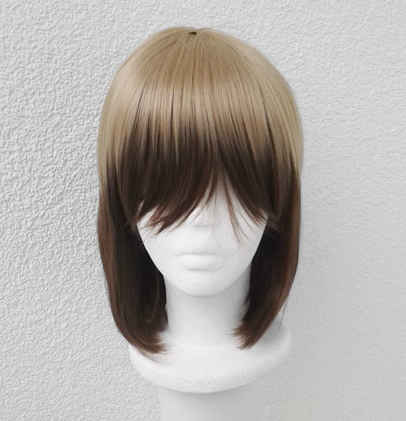 Promocja! cosplay wig brązowa peruka ombre SnK Atak Tytanów Jean fem