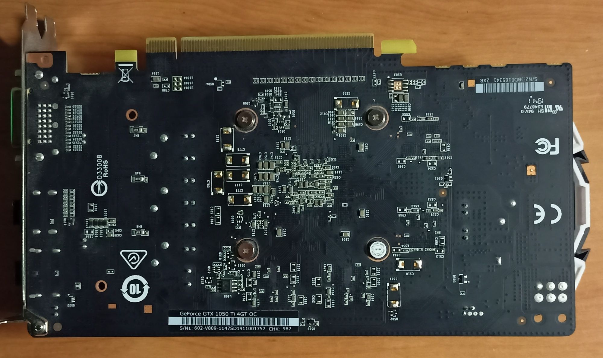 Karta graficzna MSI GTX 1050 Ti 4Gb