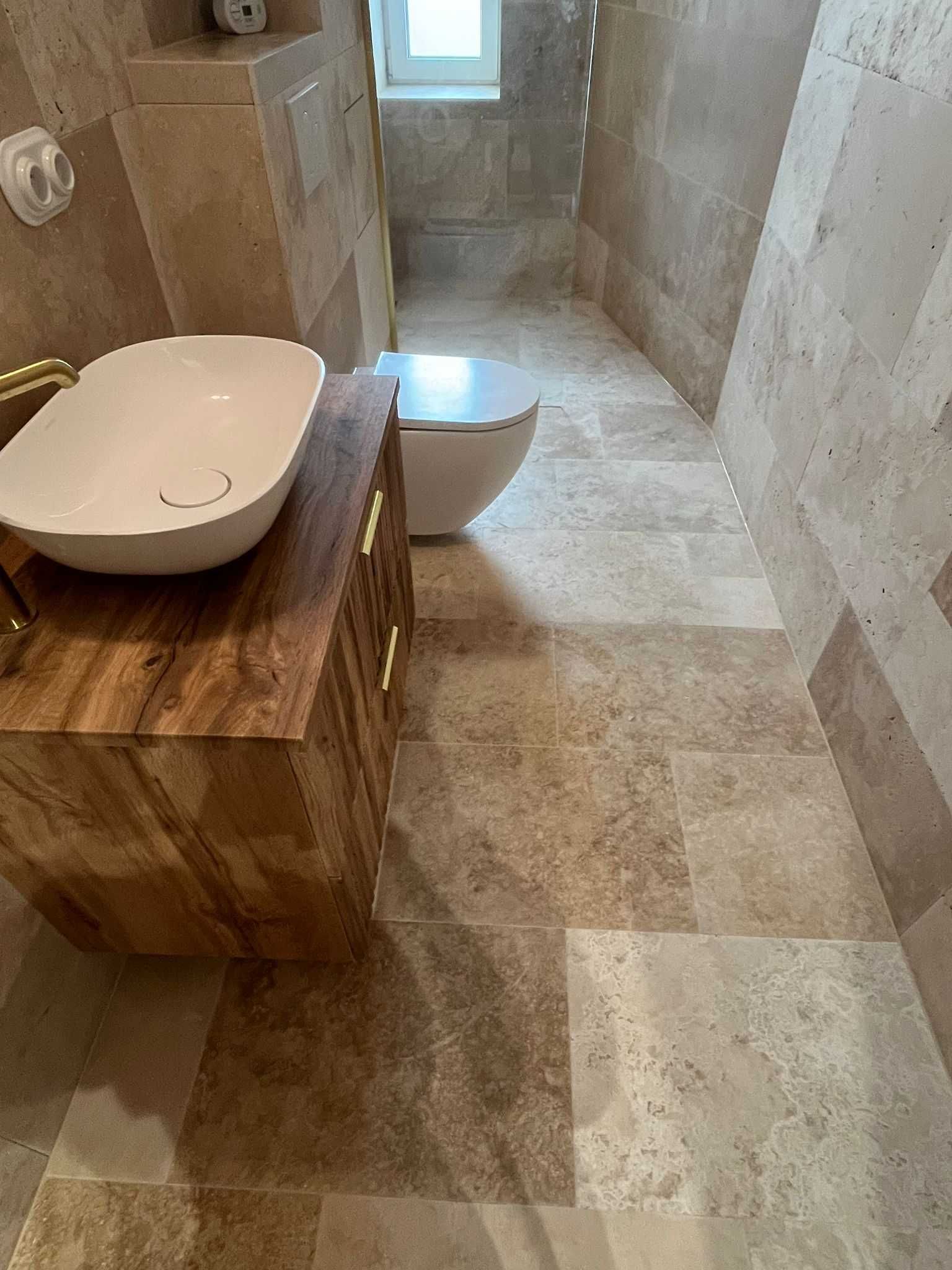 Trawertyn Light Premium 60x40 | Doskonały do wnętrz, podłóg i ścian