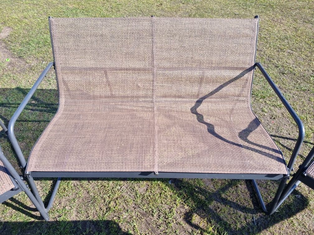 JAK NOWE meble ogrodowe sofa fotele stolik duży zestaw