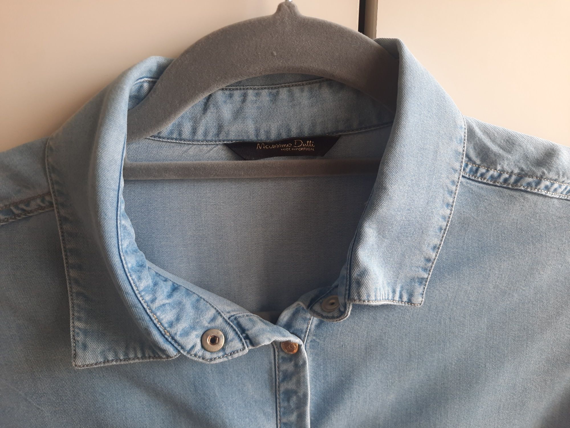 Camisa de ganga Tam. 38 da Massimo Dutti