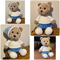 Pluszak Maskotka Przytulanka Zabawka Miś Pluszowy Teddy Bear Amigurumi