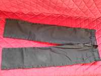 Czarne wyjściowe spodnie eleganckie 77 cm długość