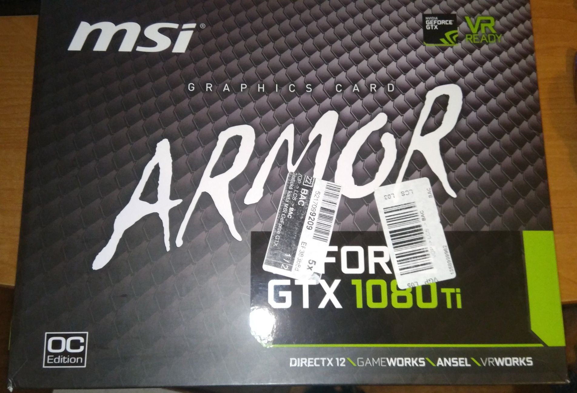 Видеокарта MSI GTX1080 Ti 11GB