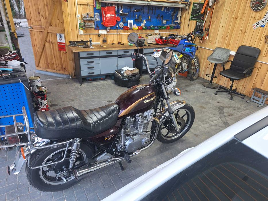 Kawasaki KZ 750B LTD L twin kopniak bel driwe pasek nie XS650  GR650