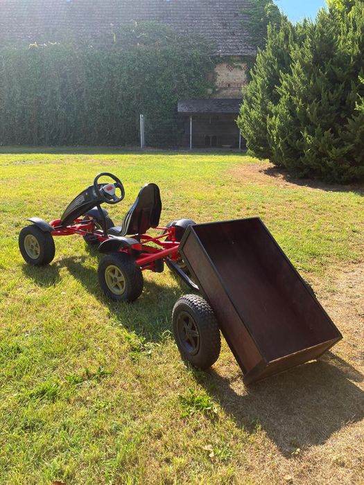 Dwuosobowy Gokart Berg z przyczepką