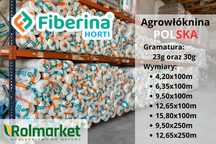 Agrowłóknina Fiberina Biała 23g UV Polska Włóknina okryciowa od 0,40zł