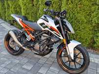 KTM DUKE 125 ABS LIFT Radical wydech Kat B a1