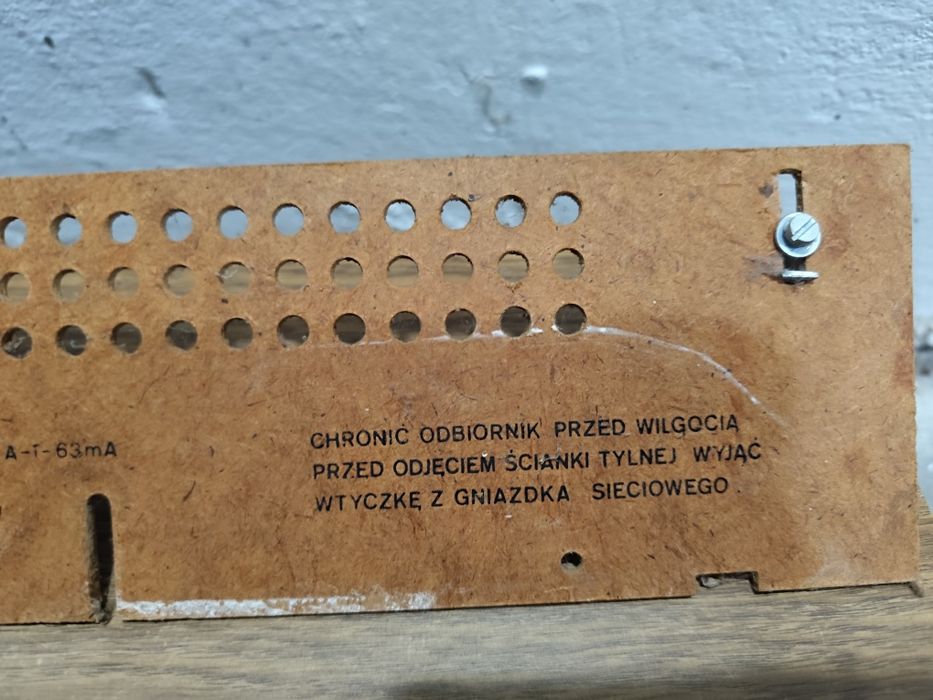 Radio Unitra Narew Wsi Odnowa PRL Uszkodzone do naprawy lub na części