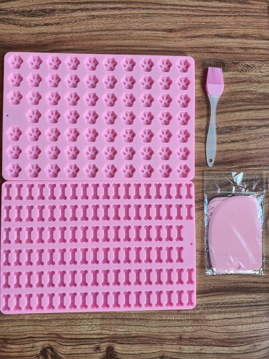 Silikonowa forma do pieczenia ciastek dla psa/kota Zestaw