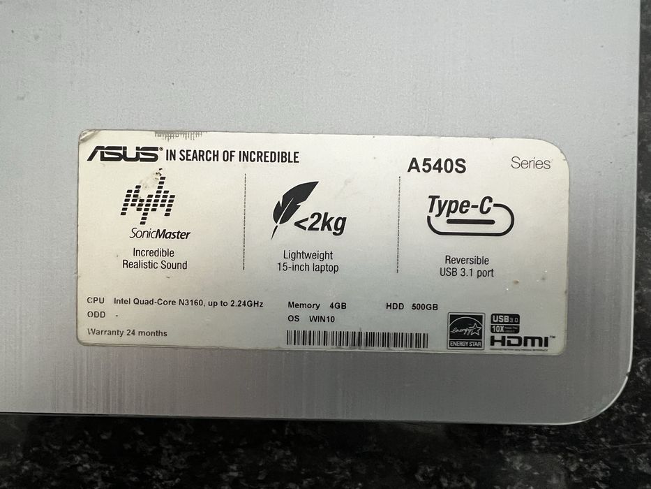 Computador Portatil Asus