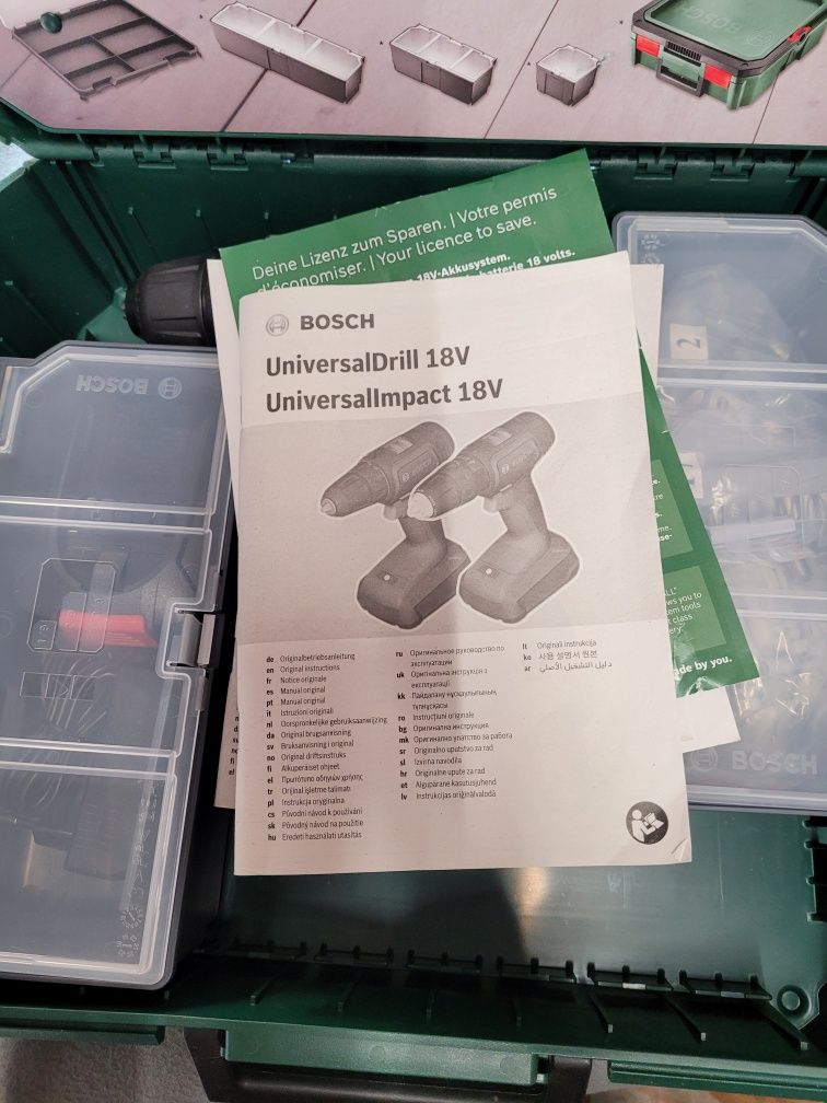 Wiertarko wkretarka udarowa Bosch UniversalImpact 18v