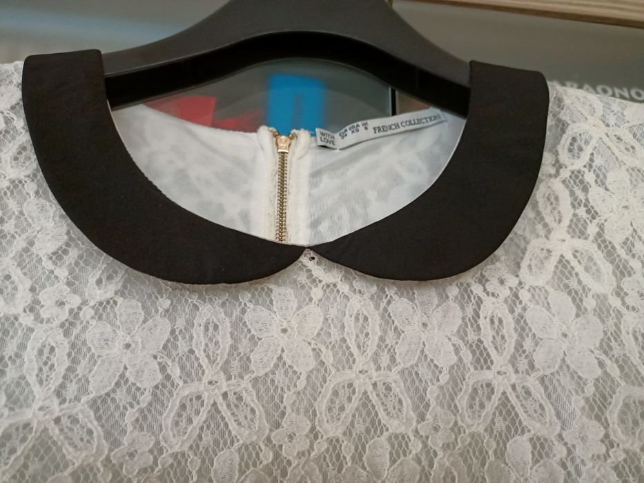 Biała koronkowa sukienka rozmiar 34 /  XS