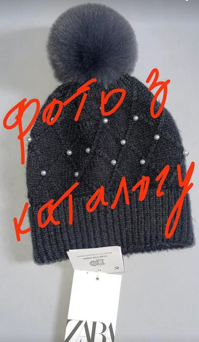 Шапка zara для дівчинки р.52-54