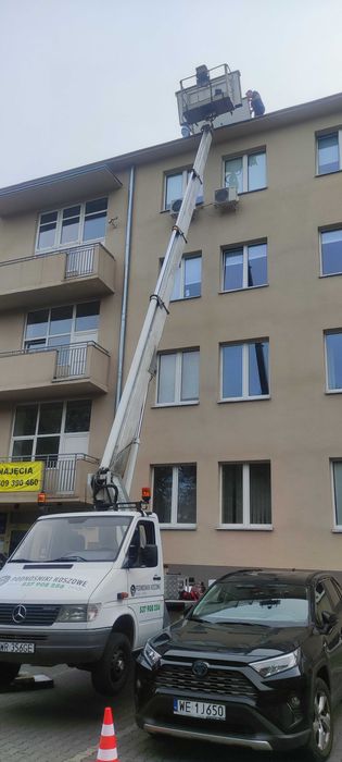 Wycinka i pielęgnacja drzew,wynajem  podnośnika koszowegi, zwyżki,