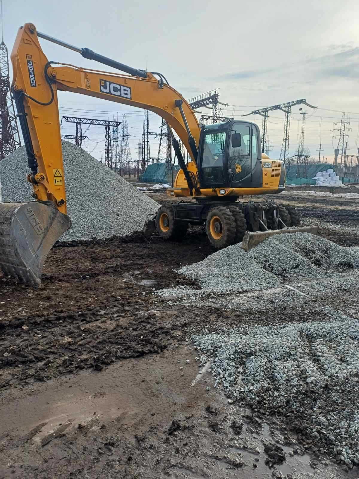 Оренда/ послуги екскаватора – навантажувача JCB 3 СХ + гідромолот