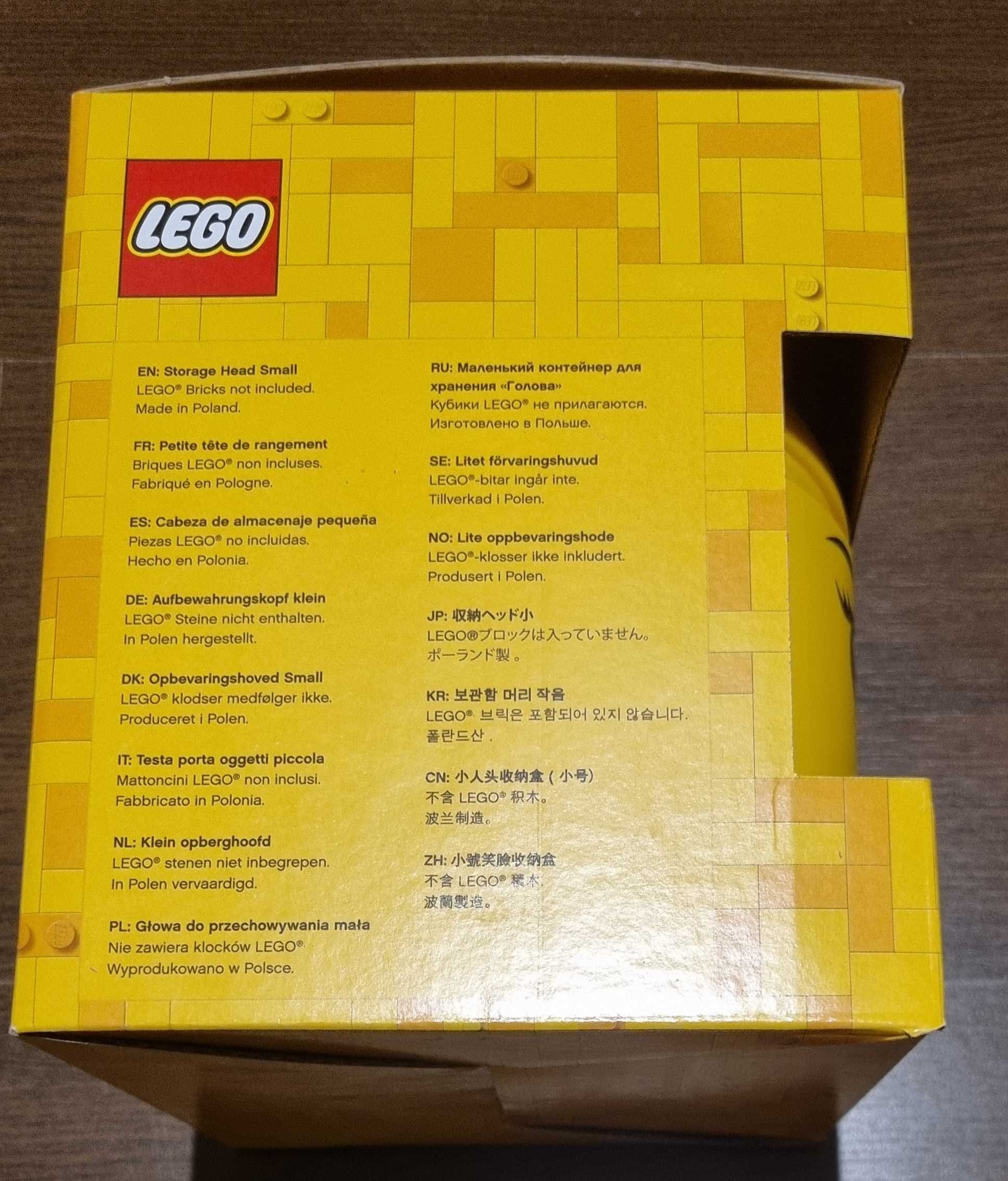 Pojemnik LEGO pudełko Iconic Storage Head S Głowa Minifigurki