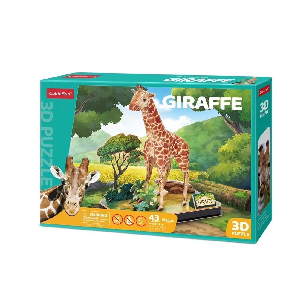 Puzzle 3d Zwierzęta Żyrafa, Cubic Fun