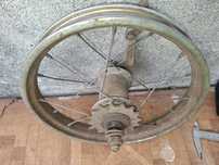 Kolo rowerowe tyl torpedo 12 cali PRL.