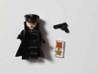 Figurka żołnierza radzieckiego + broń WW1 4-strony nadruk komp. z Lego