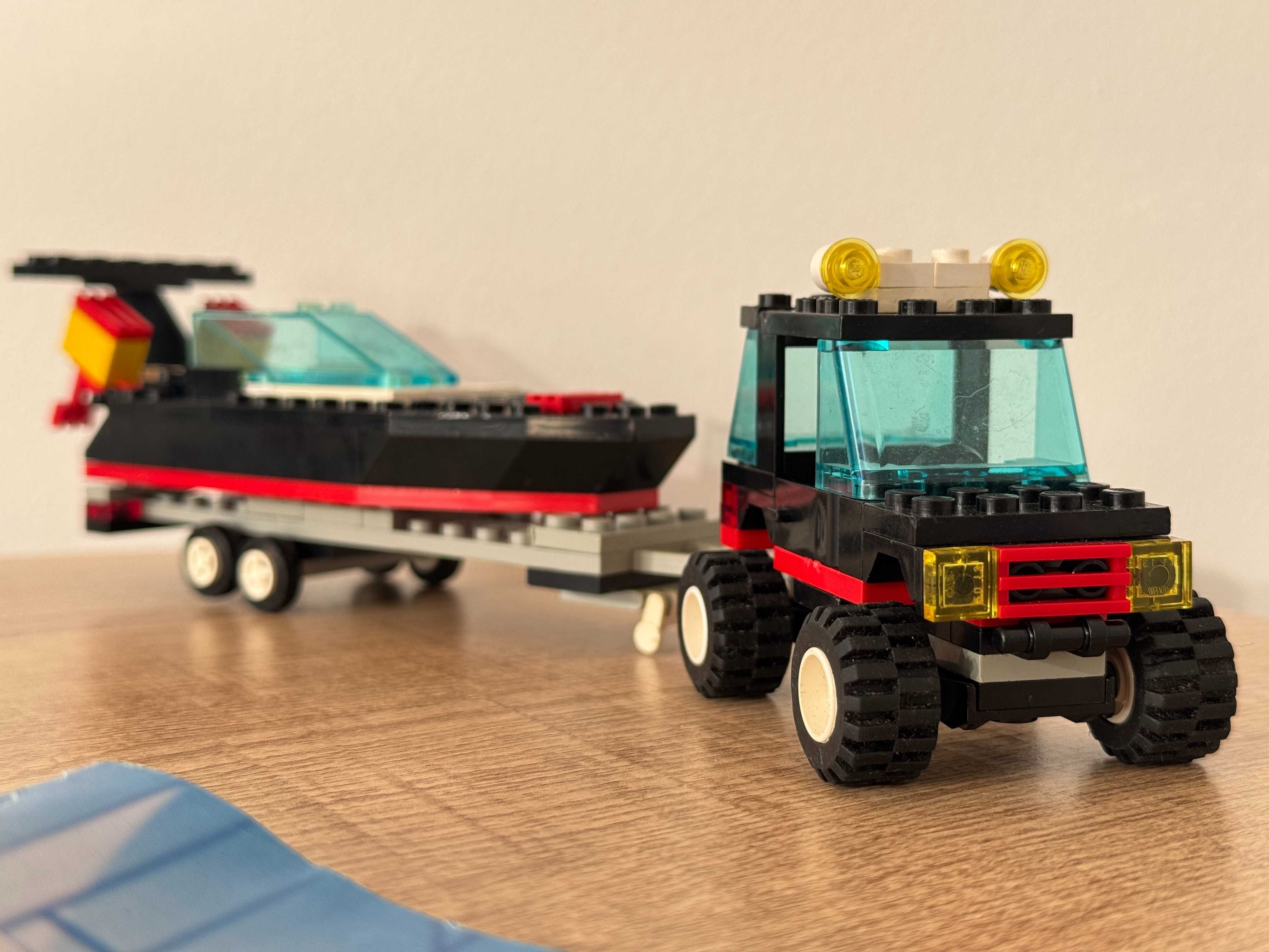 LEGO City Town Classic 6596 - 2 Motorówka i Auto Wave Master 1995 rok