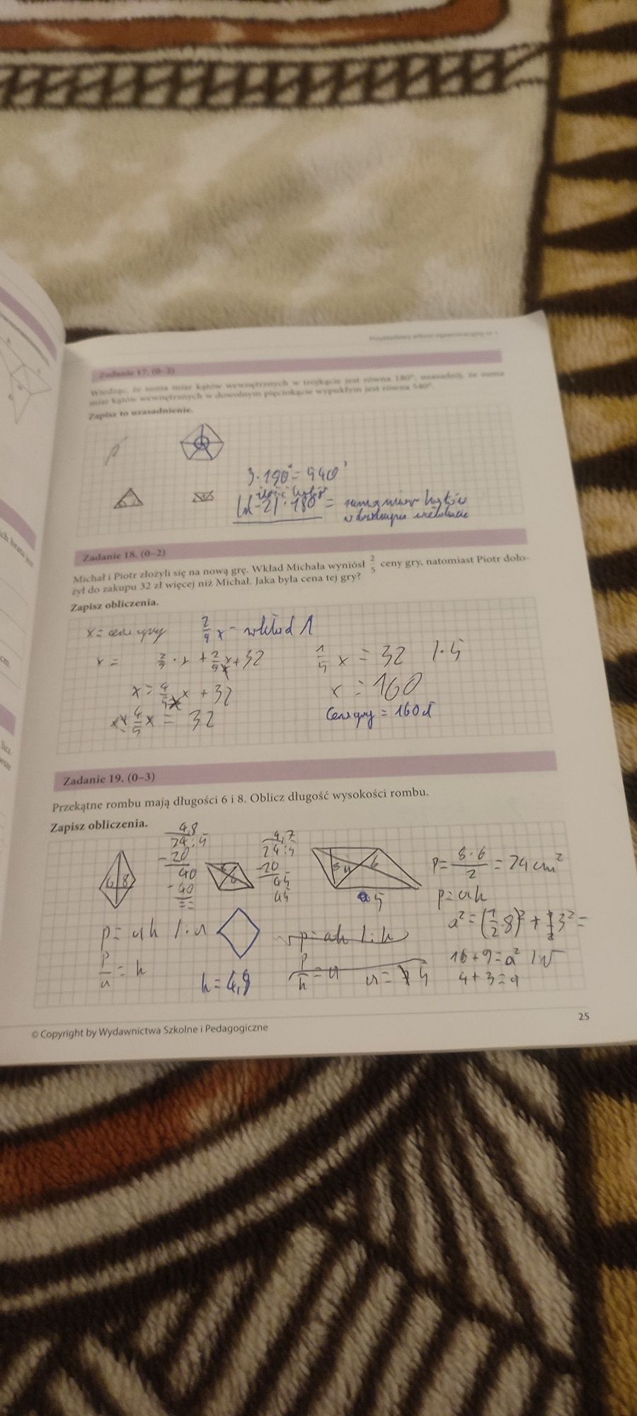Egzamin ósmoklasisty matematyka WSiP