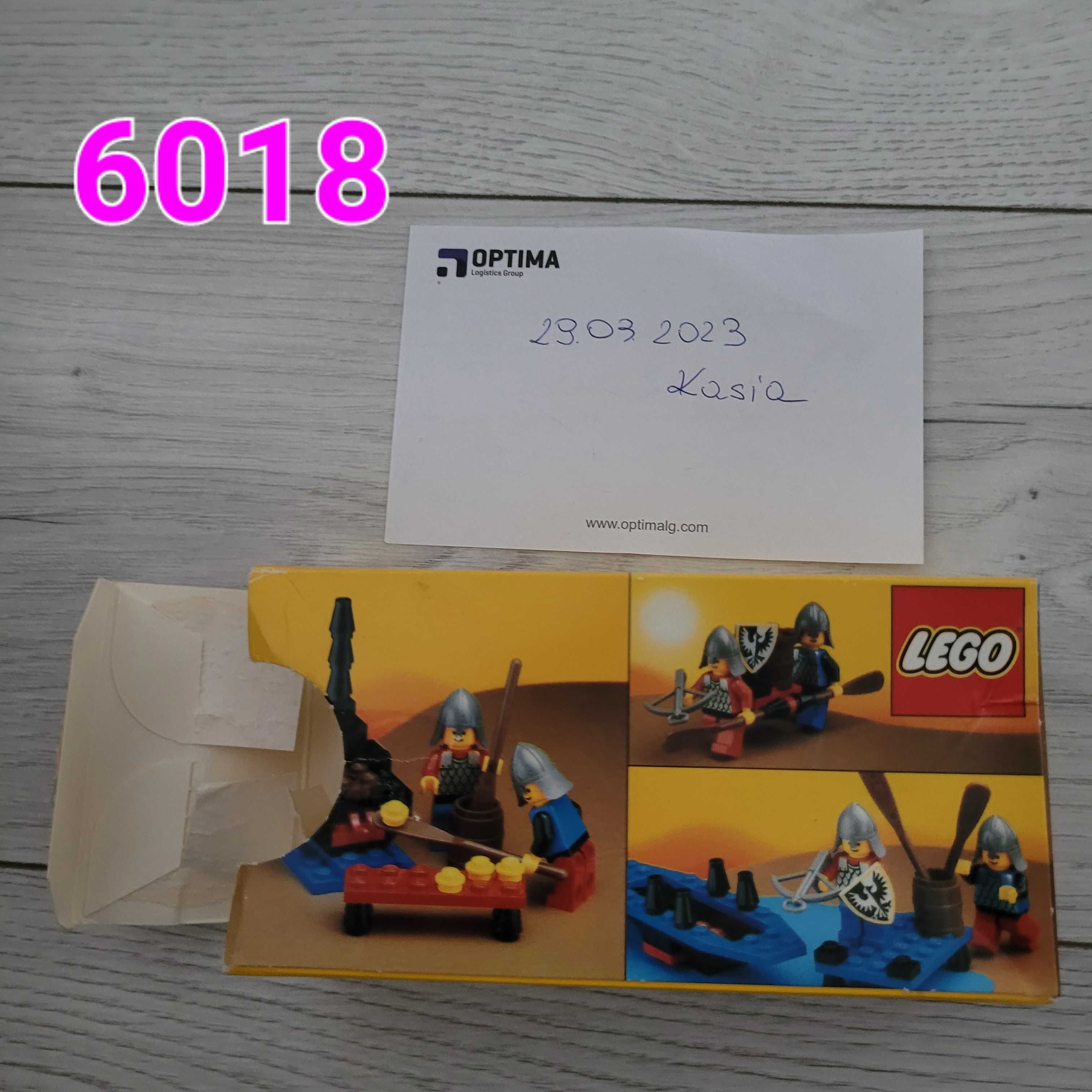 LEGO 6018 Battle Dragon Castle:Black Knights z instrukcją+ box lata 90