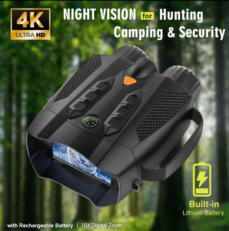 Binocolos 4K visao noturna