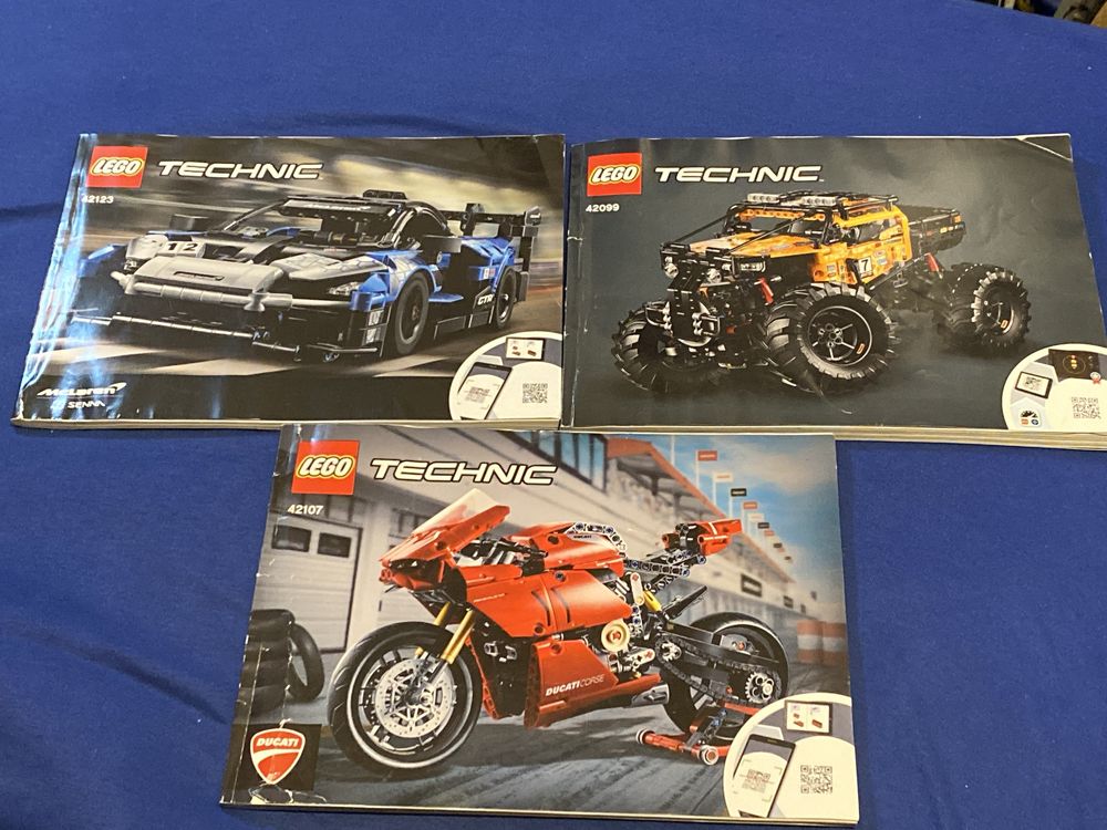 Инструкции для Lego Technic (42099)(42107)(42123)