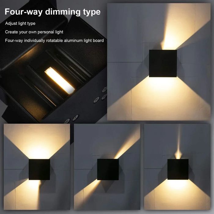 Iluminação led exterior; Candeeiro led exterior; Iluminação led casa;