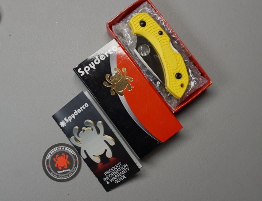 Nóż Spyderco DragonFly 2 Salt FRN Yellow Plain (C28PYL2)