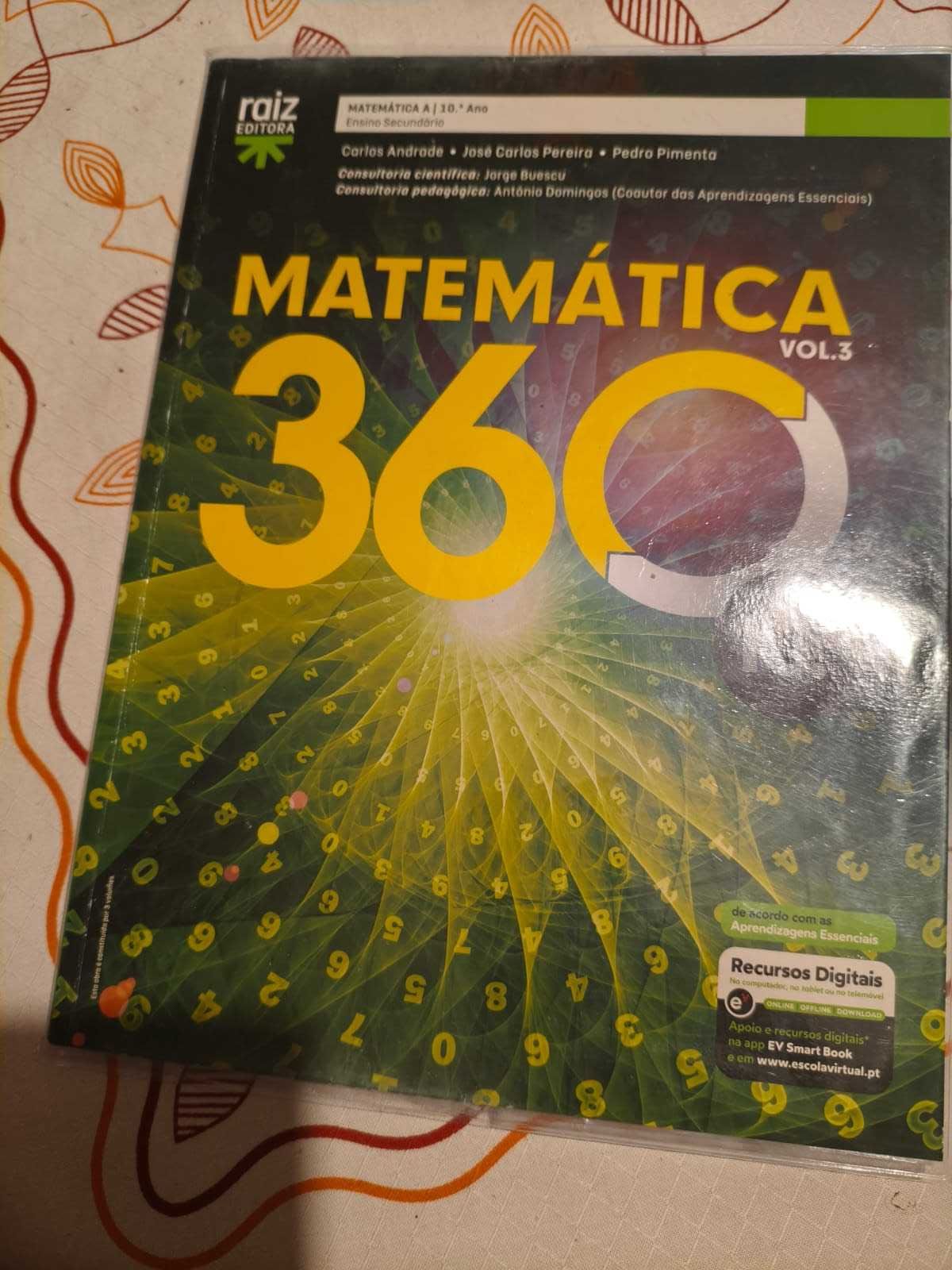 Matemática 360 - 10º ano - 3 vol. + Caderno de Atividades/Rev o Básico