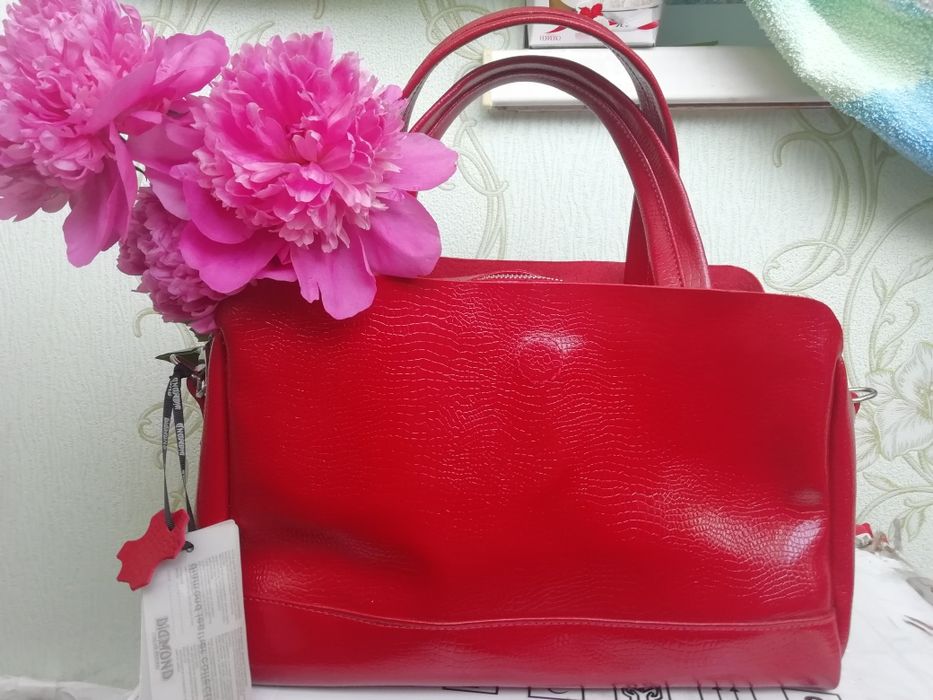 Сумка шкіра фірми diamond"