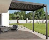 Pergola aluminiowa z lamelami, odprow. wody, 3x3, 4x3, darmowa dostawa