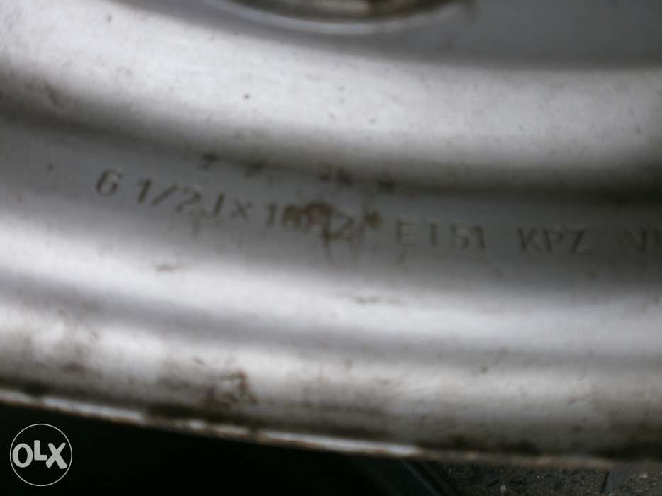 Felgi stalowe VW T5 T6 16 5x120 ET51 Transporter Multivan Caravelle