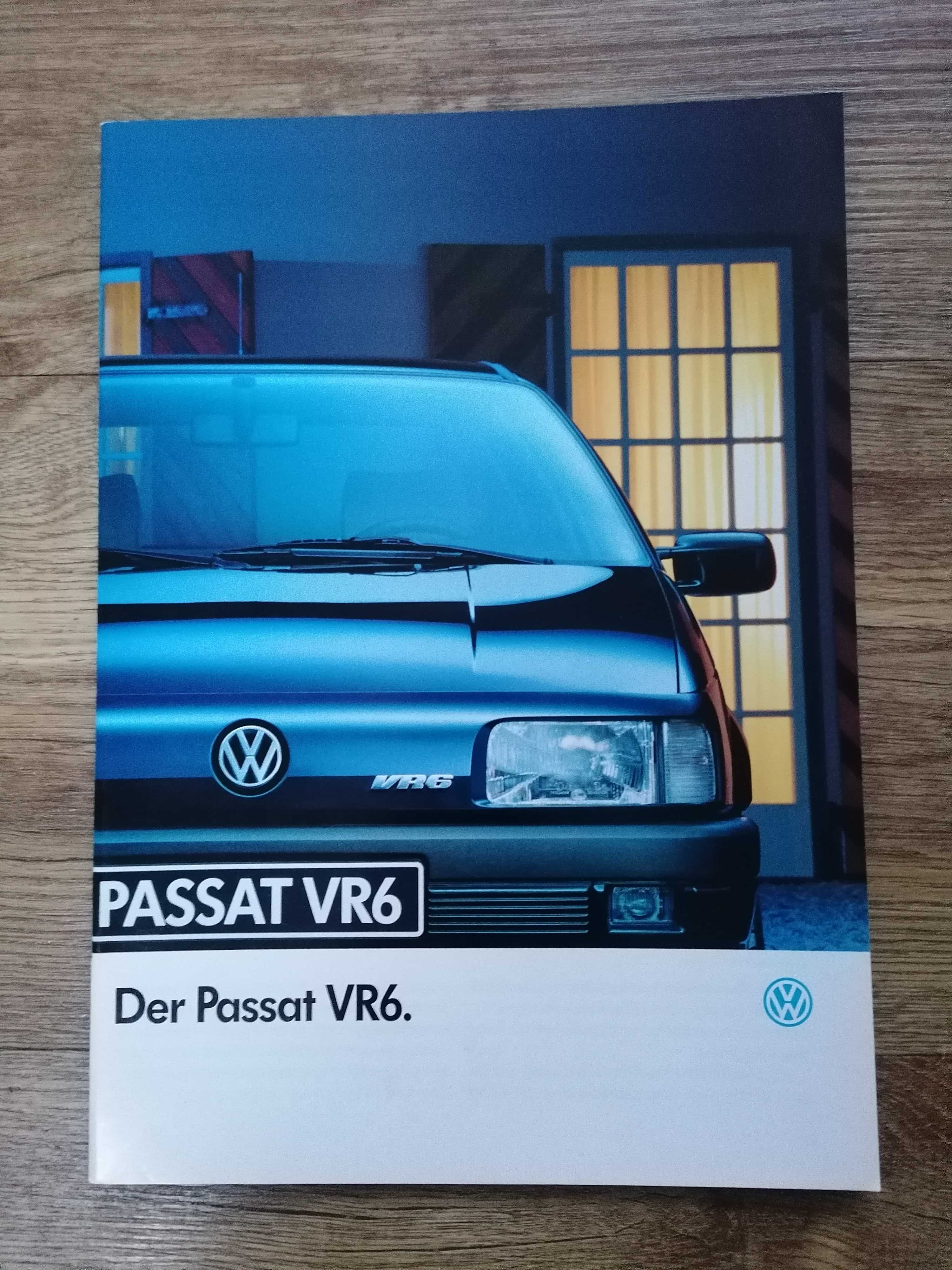 Prospekt VW Passat B3 VR6 GL, GT, Exclusiv