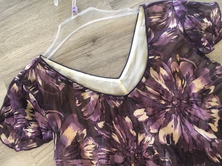 Asymetryczna sukienko-tunika z rozcięciami L