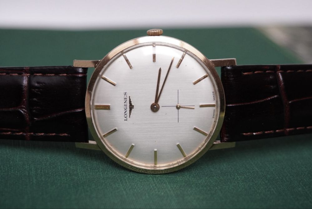 ZŁOTY LONGINES męski zegarek ze złota